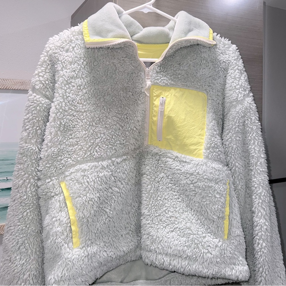 Anthropologie Quarter Zip Fleece